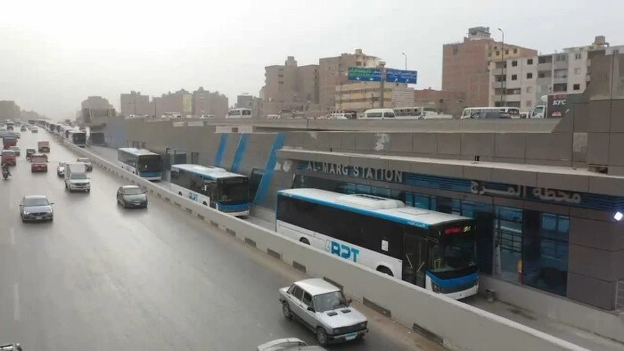 مواعيد رحلات الأتوبيس الترددي السريع BRT بعد عطلة عيد الفطر